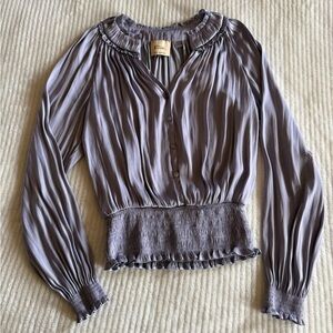 Elie Tahari Lavender Blouse